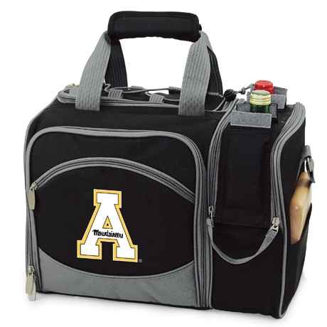 Appalachian State Mountaineers Malibu Picnic Pack - Black - Click Image to Close