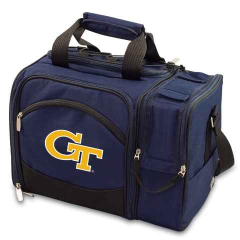 Georgia Tech Yellow Jackets Malibu Picnic Pack - Embr. Navy - Click Image to Close