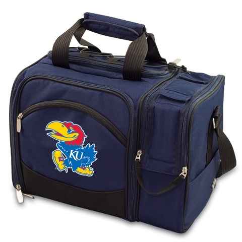 Kansas Jayhawks Malibu Picnic Pack - Navy - Click Image to Close