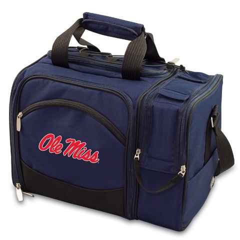 Ole Miss Rebels Malibu Picnic Pack - Embroidered Navy - Click Image to Close