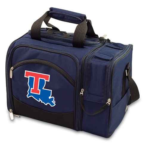 Louisiana Tech Bulldogs Malibu Picnic Pack - Navy - Click Image to Close