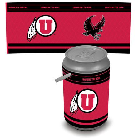 University of Utah Utes Mega Can Cooler - Click Image to Close