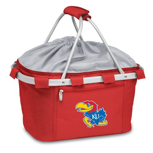 Kansas Jayhawks Metro Basket - Red - Click Image to Close