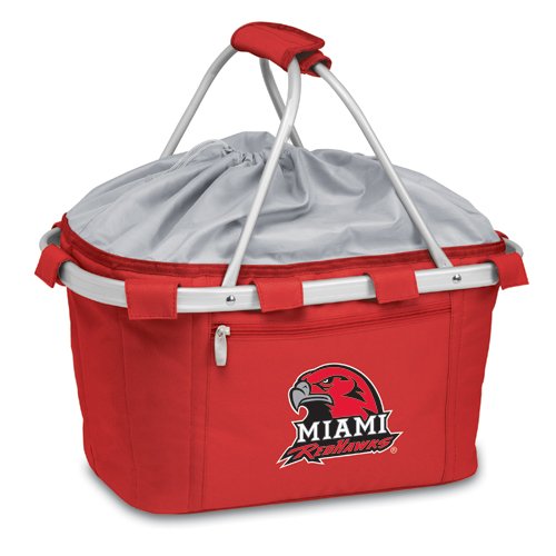 Miami RedHawks Metro Basket - Red - Click Image to Close