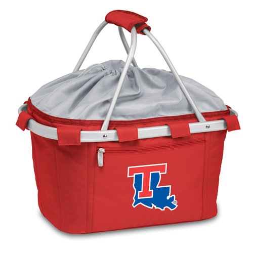 Louisiana Tech Bulldogs Metro Basket - Red Embroidered - Click Image to Close