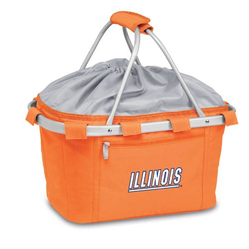 Illinois Fighting Illini Metro Basket - Orange Embroidered - Click Image to Close