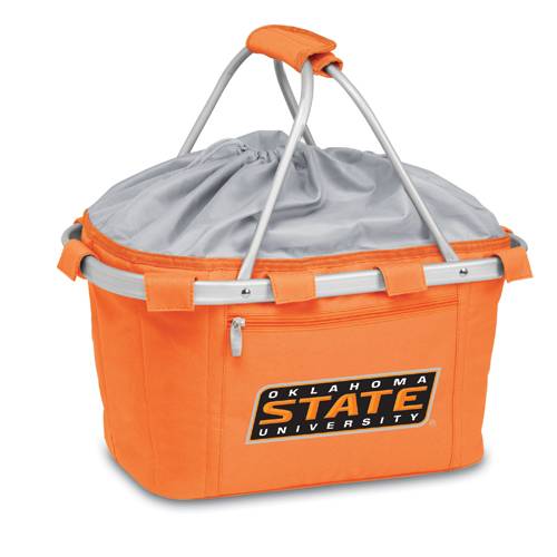 Oklahoma State Cowboys Metro Basket - Orange Embroidered - Click Image to Close