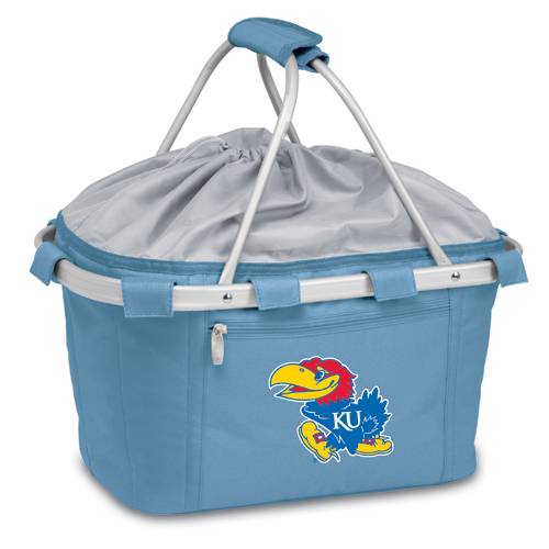 Kansas Jayhawks Metro Basket - Sky Blue - Click Image to Close