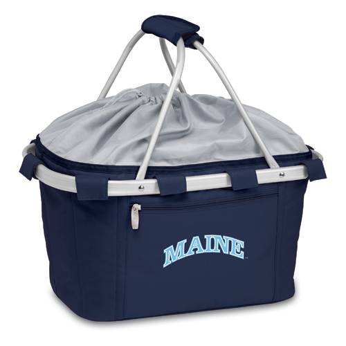 Maine Black Bears Metro Basket - Navy Embroidered - Click Image to Close