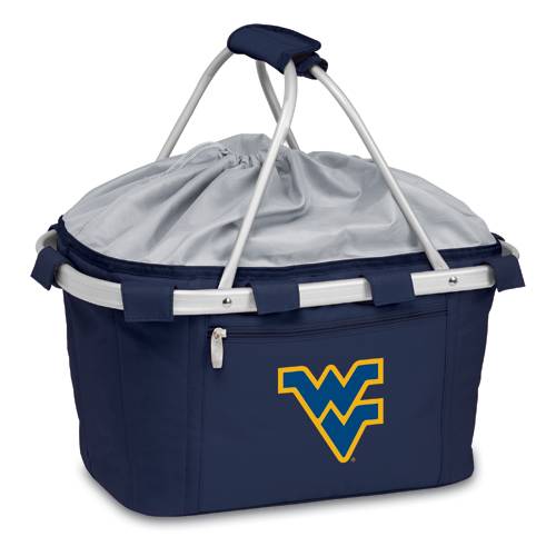 West Virginia Mountaineers Metro Basket - Navy - Click Image to Close