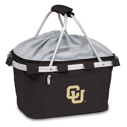 Colorado Buffaloes Metro Basket - Black Embroidered - Click Image to Close