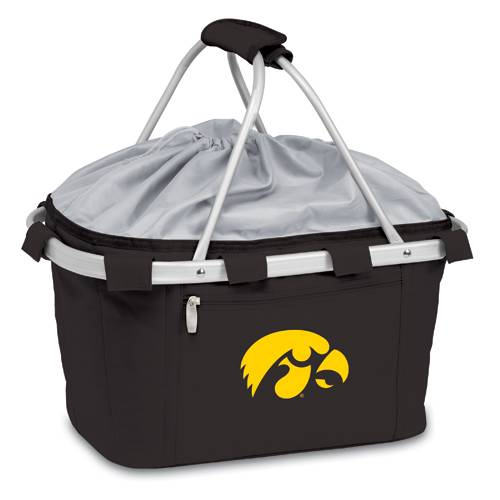 Iowa Hawkeyes Metro Basket - Black Embroidered - Click Image to Close