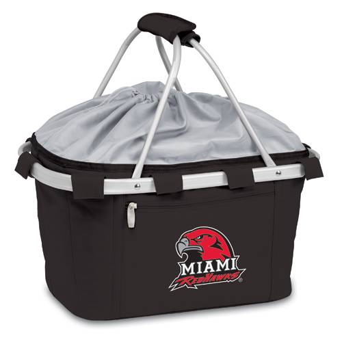 Miami RedHawks Metro Basket - Black - Click Image to Close