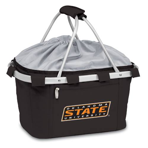 Oklahoma State Cowboys Metro Basket - Black Embroidered - Click Image to Close