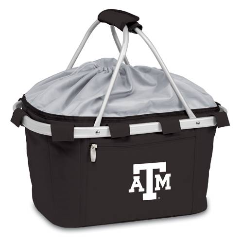 Texas A&M Aggies Metro Basket - Black Embroidered - Click Image to Close