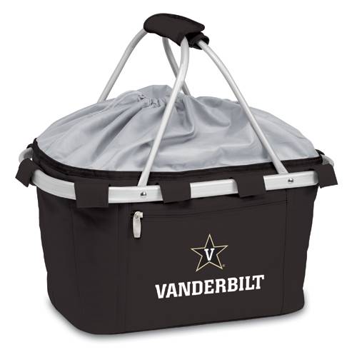 Vanderbilt Commodores Metro Basket - Black Embroidered - Click Image to Close