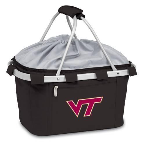 Virginia Tech Hokies Metro Basket - Black Embroidered - Click Image to Close