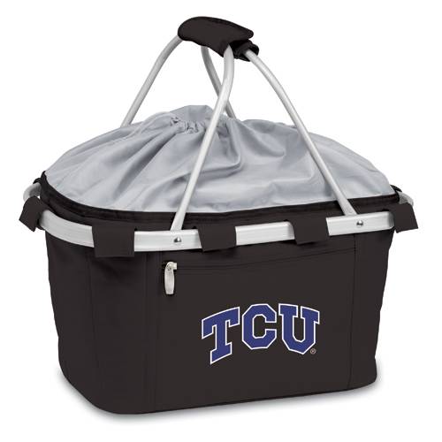 TCU Horned Frogs Metro Basket - Black - Click Image to Close