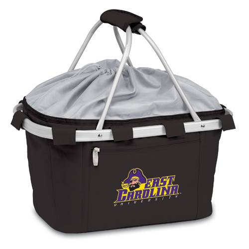 East Carolina Pirates Metro Basket - Black Embroidered - Click Image to Close