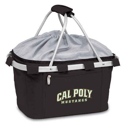 Cal Poly Mustangs Metro Basket - Black Embroidered - Click Image to Close