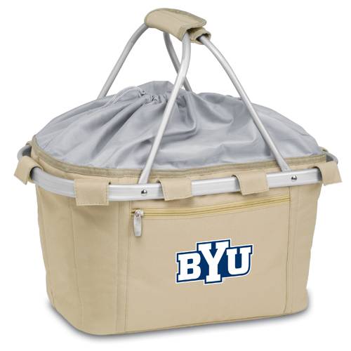 Brigham Young Cougars Metro Basket - Tan Embroidered - Click Image to Close