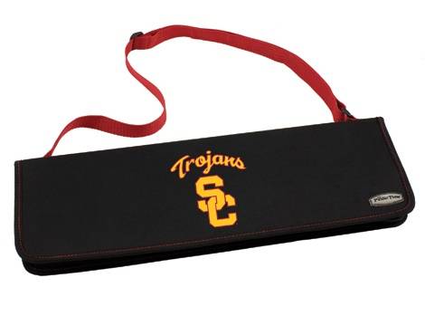 USC Trojans Metro BBQ Tool Tote - Red - Click Image to Close