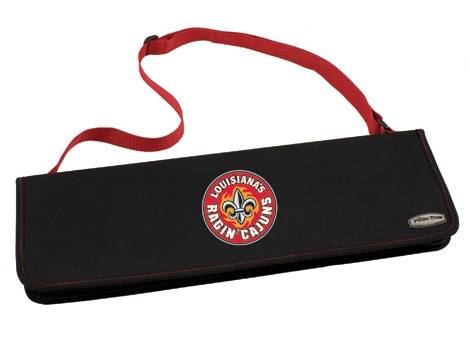 Louisiana - Lafayette Ragin Cajuns Metro BBQ Tool Tote - Red - Click Image to Close