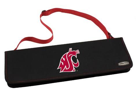 Washington State Cougars Metro BBQ Tool Tote - Red - Click Image to Close