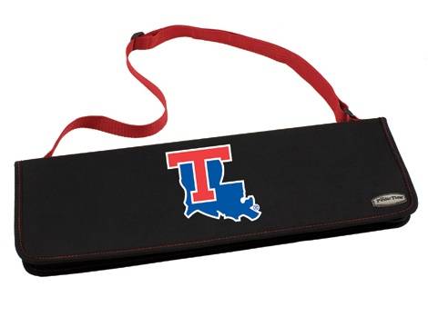 Louisiana Tech Bulldogs Metro BBQ Tool Tote - Red - Click Image to Close