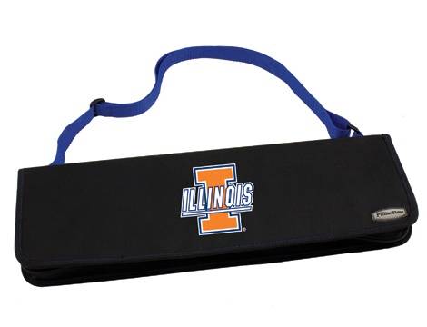 Illinois Fighting Illini Metro BBQ Tool Tote - Blue - Click Image to Close