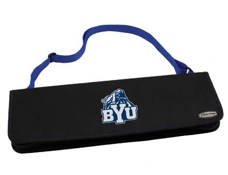Brigham Young Cougars Metro BBQ Tool Tote - Blue - Click Image to Close