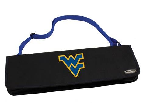 West Virginia Mountaineers Metro BBQ Tool Tote - Blue - Click Image to Close