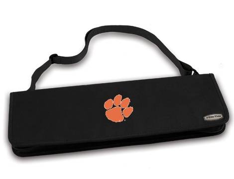 Clemson Tigers Metro BBQ Tool Tote - Black - Click Image to Close