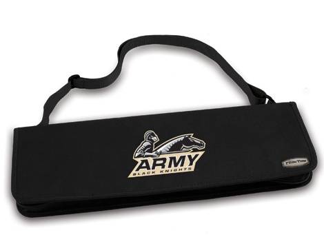 Army Black Knights Metro BBQ Tool Tote - Black - Click Image to Close