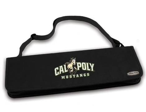 Cal Poly Mustangs Metro BBQ Tool Tote - Black - Click Image to Close
