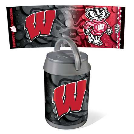 Wisconsin Badgers Mini Can Cooler - Click Image to Close