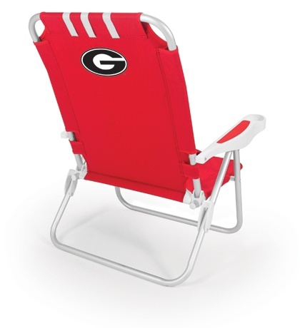 Georgia Bulldogs Monaco Beach Chair - Red - Click Image to Close