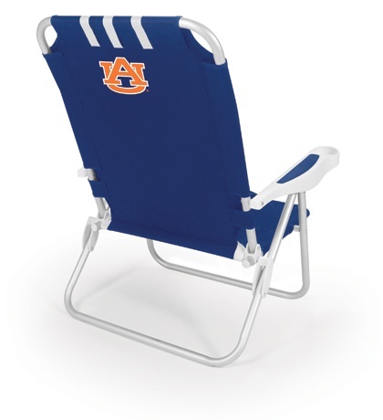 Auburn Tigers Monaco Beach Chair - Navy - Click Image to Close