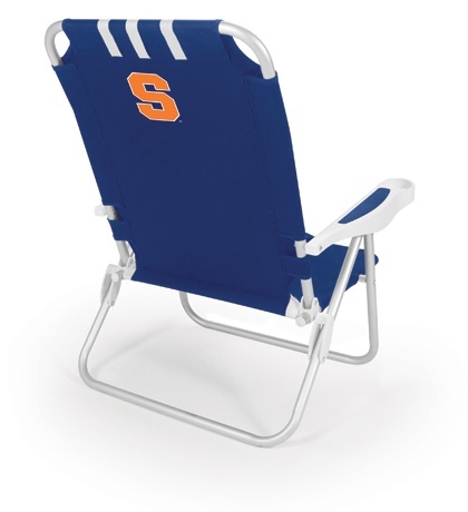 Syracuse Orange Monaco Beach Chair - Navy - Click Image to Close