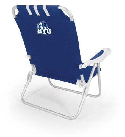 Brigham Young Cougars Monaco Beach Chair - Navy - Click Image to Close