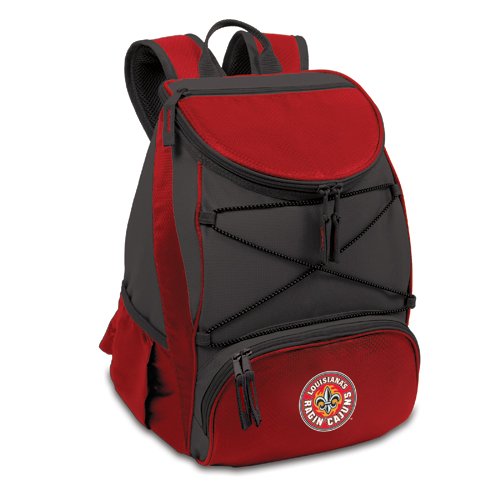 Louisiana Lafayette Ragin Cajuns PTX Backpack Cooler - Red - Click Image to Close