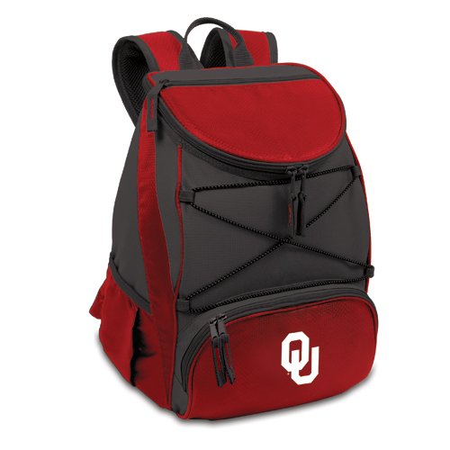 Oklahoma Sooners PTX Backpack Cooler - Red - Click Image to Close