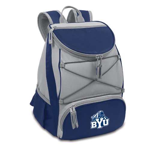 Brigham Young Cougars PTX Backpack Cooler - Navy - Click Image to Close