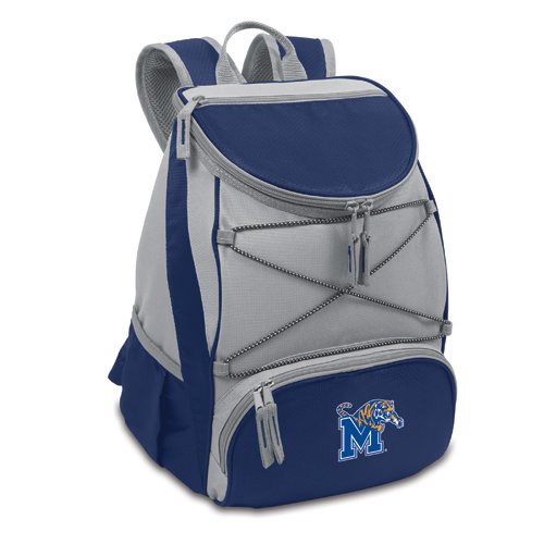Memphis Tigers PTX Backpack Cooler - Navy - Click Image to Close