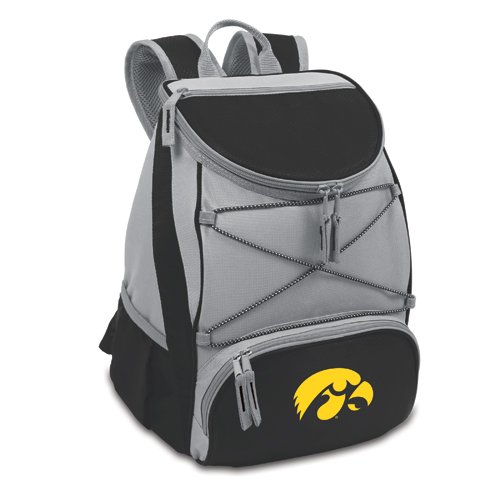 Iowa Hawkeyes PTX Backpack Cooler - Black - Click Image to Close