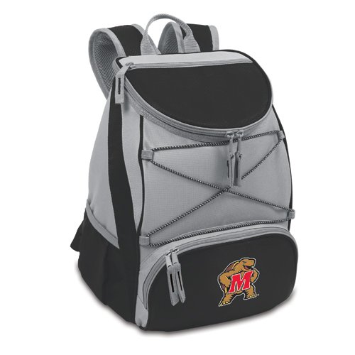 Maryland Terrapins PTX Backpack Cooler - Black - Click Image to Close