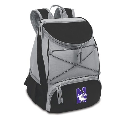 Northwestern Wildcats PTX Backpack Cooler - Black - Click Image to Close