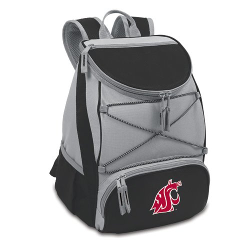 Washington State Cougars PTX Backpack Cooler - Black - Click Image to Close