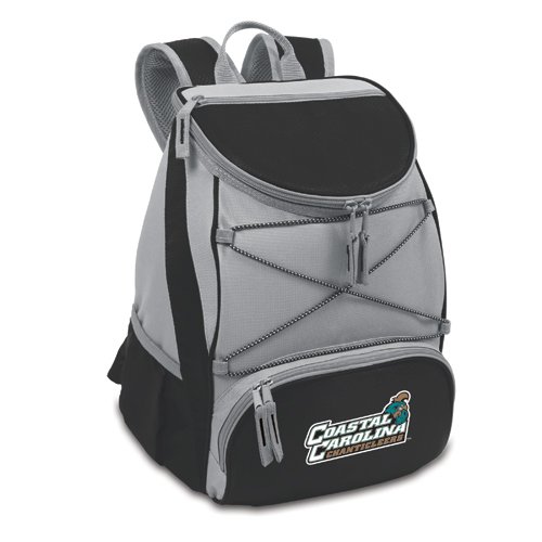 Coastal Carolina Chanticleers PTX Backpack Cooler - Black - Click Image to Close