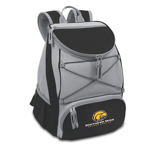 Southern Miss Golden Eagles PTX Backpack Cooler - Black - Click Image to Close